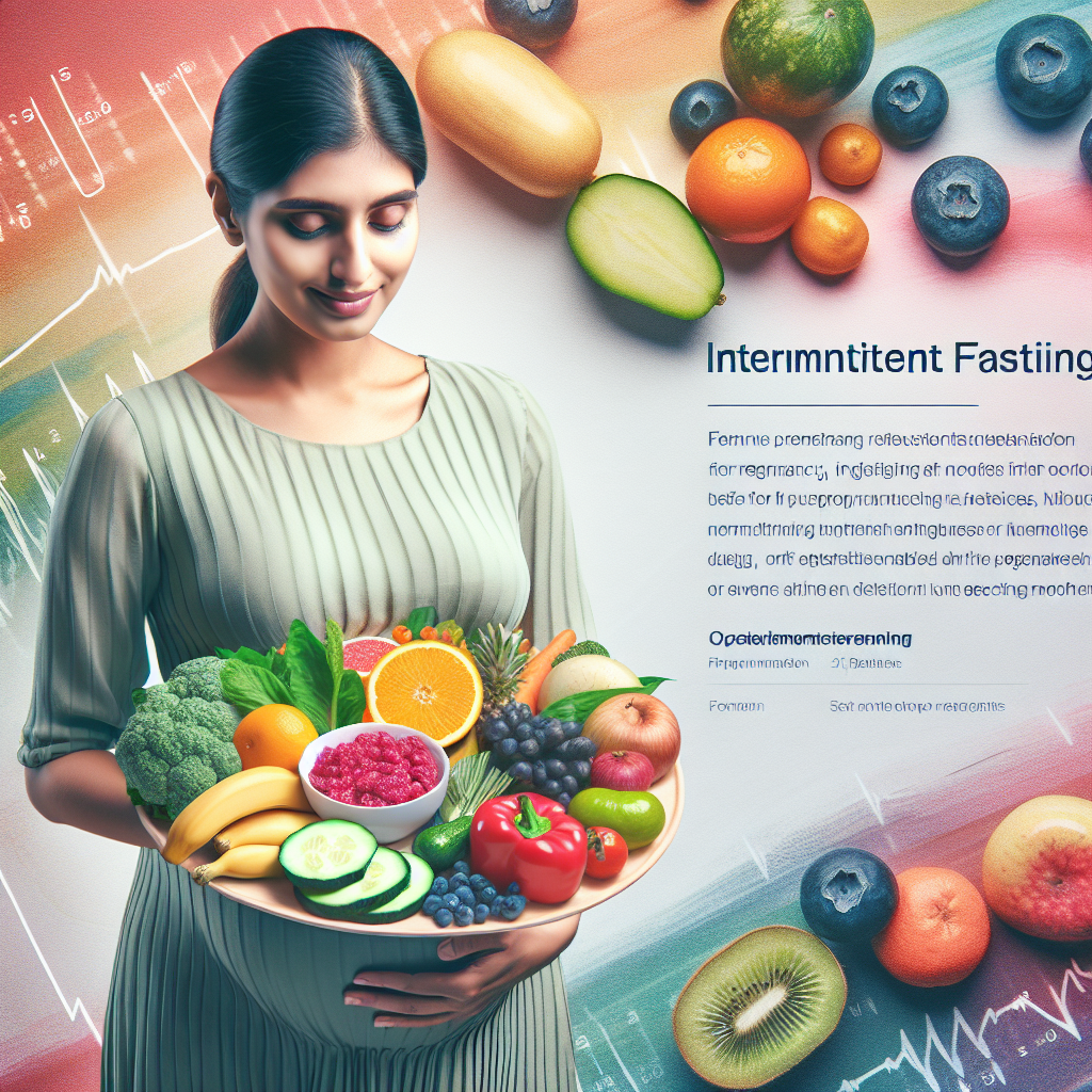 A pregnant woman is holding a bowl of fruits and vegetables.